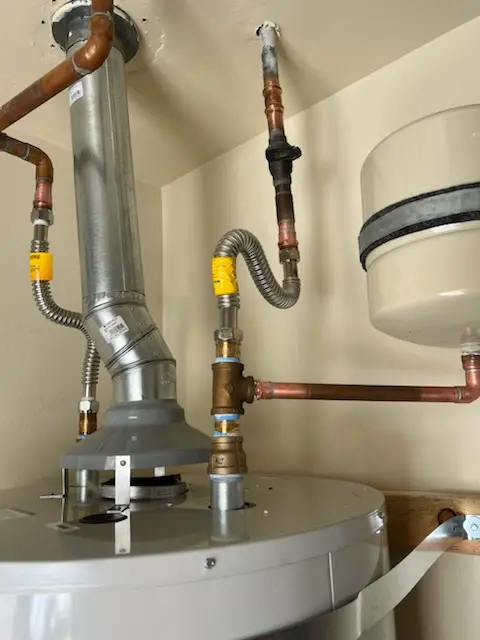 Water heater installation and plumbing repair in Leonards